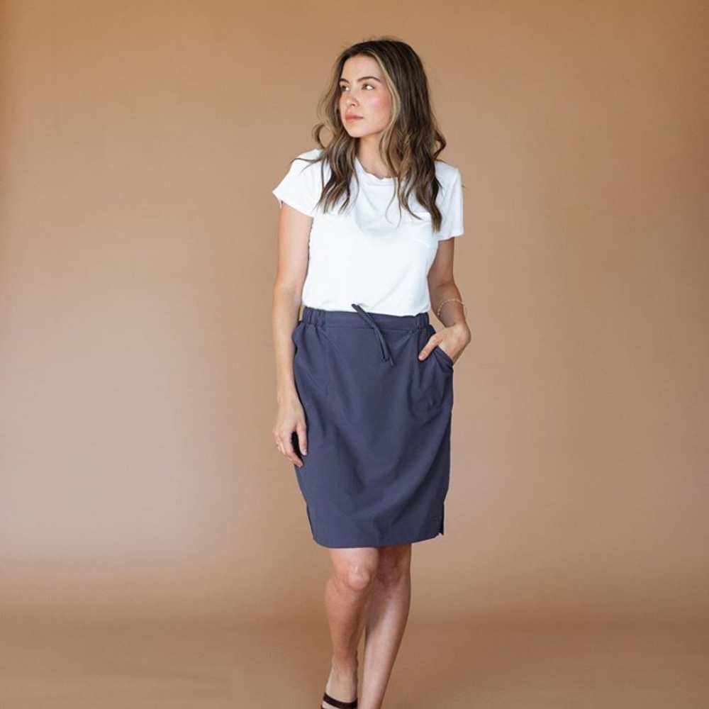 Albion Fit Indigo Jetsetter Skirt